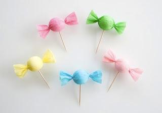 Como hacer pompones para decorar cupcakes Como hacer pompones para decorar cupcakes