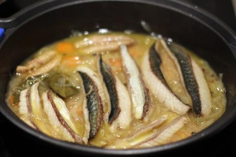 Caballa en escabeche fácil