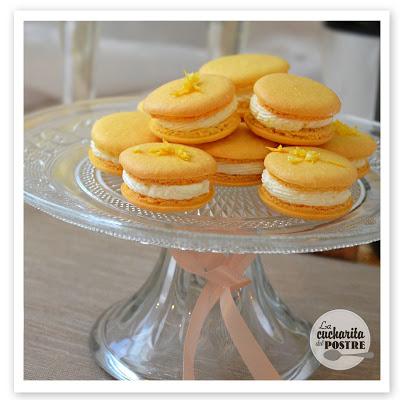 MACARONS DE CAVA Y LIMON / LEMON AND CHAMPAGNE MACARONS