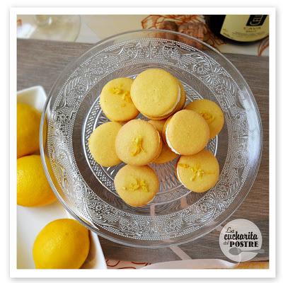 MACARONS DE CAVA Y LIMON / LEMON AND CHAMPAGNE MACARONS