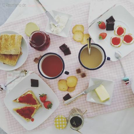 Mermelada de fresas casera baja en azúcar