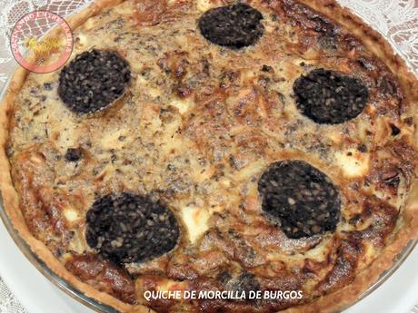 QUICHE DE MORCILLA DE BURGOS