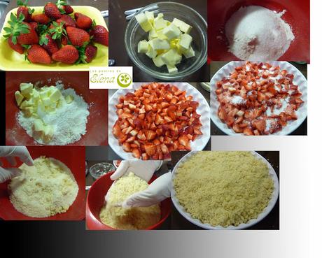 Crumble de fresas Crumble de fresas