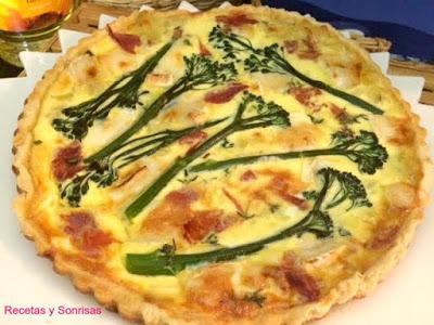 QUICHE DE BIMIS , PUERRO Y JAMÓN! QUICHE DE BIMIS , PUERRO Y JAMÓN!