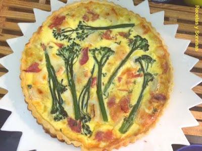 QUICHE DE BIMIS , PUERRO Y JAMÓN! QUICHE DE BIMIS , PUERRO Y JAMÓN!