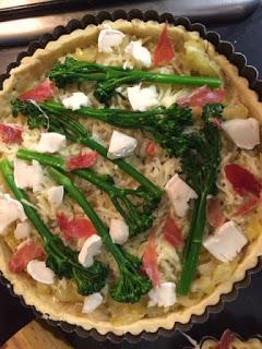 QUICHE DE BIMIS , PUERRO Y JAMÓN! QUICHE DE BIMIS , PUERRO Y JAMÓN!