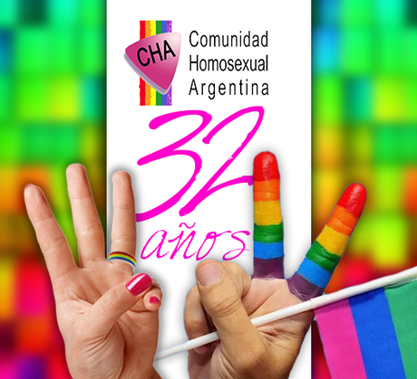 La C.H.A. Comunidad Homosexual Argentina cumplió 32 años. 32cumple.png