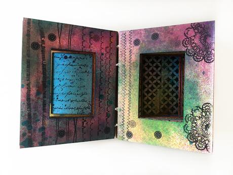 Libro mixed media con sorpresa