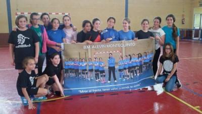 Las alevines de Balonmano Montequinto hacen historia y se clasifican para el CADEBA Balonmano Montequinto