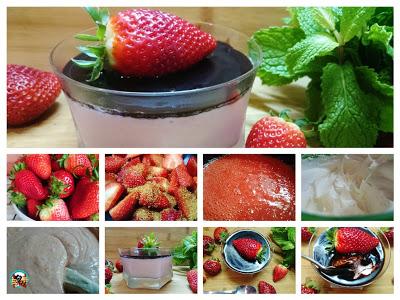 Mousse de fresas Mousse de fresas