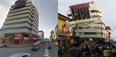 El antes y después del #TerremotoEcuador en Pedernales (FOTOS)