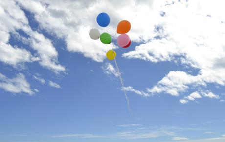 Fotos bonitas con globos de helio