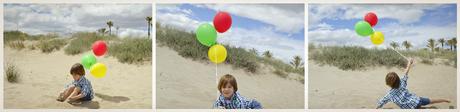 Fotos bonitas con globos de helio