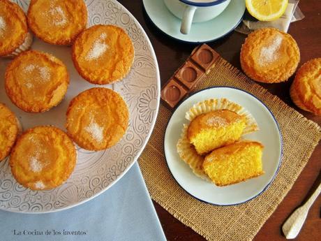 Magdalenas de Harina de Maíz {Sin Gluten} Magdalenas de Harina de Maíz {Sin Gluten}