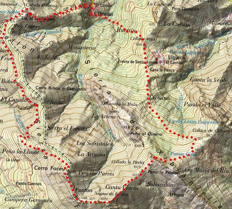 Pico Facéu desde Omedal Pico Facéu desde Omedal