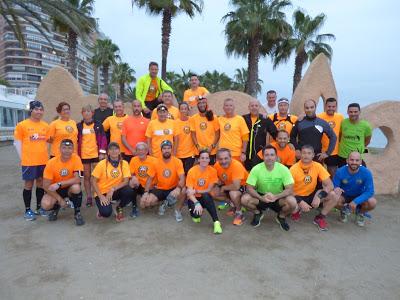 Entrenamiento dirigido para los Beer Runners de Málaga