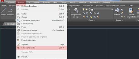 Seleccionar todo en Autocad