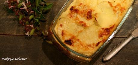 Pastel de patata y pimiento verde