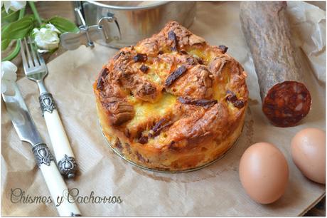 Chorizo Strata Cake Chorizo Strata Cake