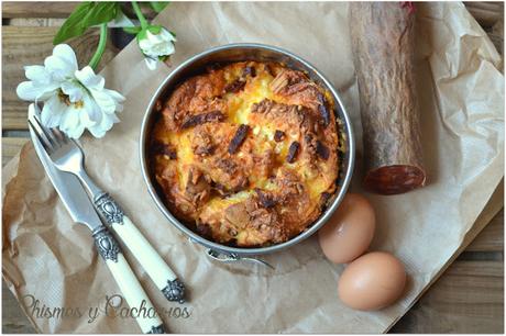 Chorizo Strata Cake Chorizo Strata Cake