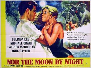 VALLE DE LAS MIL COLINAS, EL (Nor the moon by night) (Reino Unido, 1958) Melodrama, Intriga, Aventuras