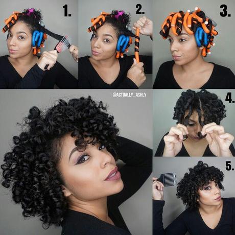 ESTILOS Y PEINADOS PARA TU AFRO Flexi rods