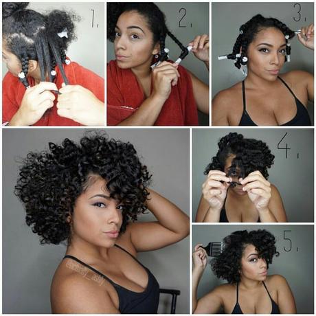 ESTILOS Y PEINADOS PARA TU AFRO Recogido afro