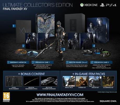 Square Enix lanzará más Ediciones para Coleccionistas de Final Fantasy XV