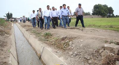 MINISTRO DE AGRICULTURA INAUGURA CANALES DE RIEGO DE CHANCAY – HUARAL…