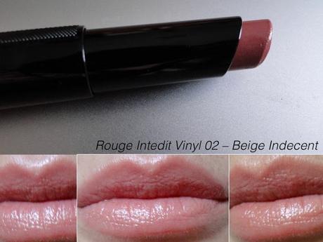 Rouge Interdit Vinyl: brillo, volumen y distinción en los labios.