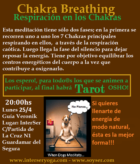 Meditación Chakra Breathing en InterSer