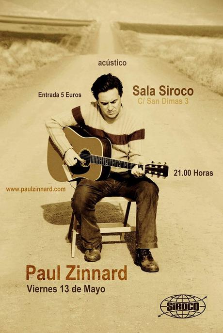 Concierto acústico de Paul Zinnard en Siroco