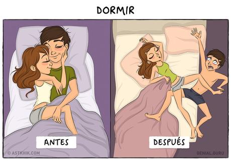 9 ilustraciones graciosas que definen tu vida antes y después de la boda 9 ilustraciones graciosas que definen tu vida antes y después de la boda