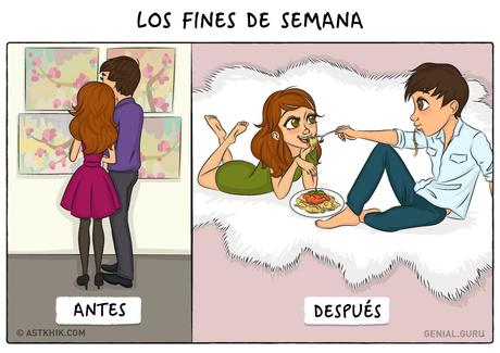 9 ilustraciones graciosas que definen tu vida antes y después de la boda 9 ilustraciones graciosas que definen tu vida antes y después de la boda