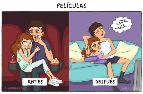 9 ilustraciones graciosas que definen tu vida antes y después de la boda 9 ilustraciones graciosas que definen tu vida antes y después de la boda