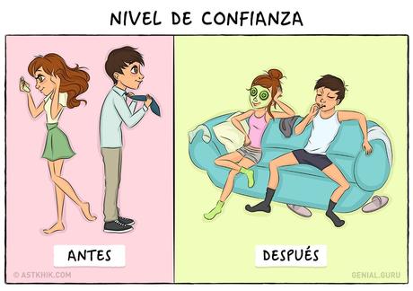 9 ilustraciones graciosas que definen tu vida antes y después de la boda 9 ilustraciones graciosas que definen tu vida antes y después de la boda