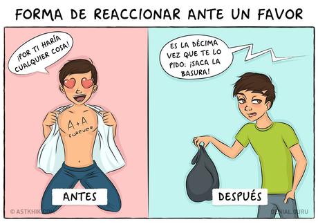 9 ilustraciones graciosas que definen tu vida antes y después de la boda 9 ilustraciones graciosas que definen tu vida antes y después de la boda