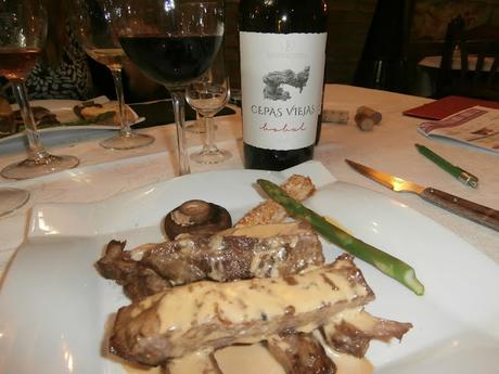 1ª Cena maridaje en restaurante Milán, Requena (Valencia)