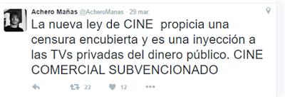 La trampa de la nueva ley de subvenciones al cine español