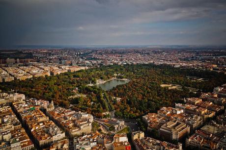 La postal de la semana: El Retiro desde el cielo