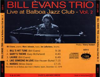 BILL EVANS: BILL EVANS TRIO, The Complete Balboa Jazz Club Performances