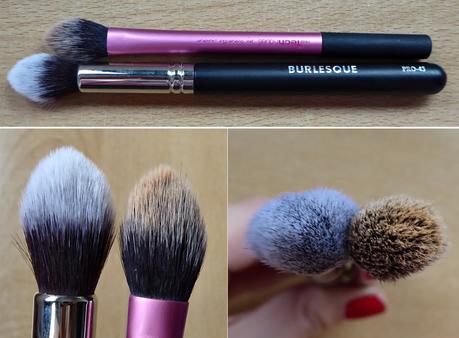 Mi opinión sobre Burlesque I: brochas Pro 133 y  43 ¿Se parecen a Real Techniques?