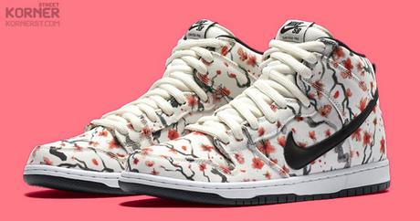 Nueva colección Nike SB Cherry Blossom Nike SB Dunk Hi Pro Cherry Blossom