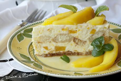 Tarta Fría de Mango