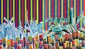 Héctor Urdaneta-Ciudad código Arte, Pintura, Cinetismo, Cultura, Barquisimeto, Venezuela