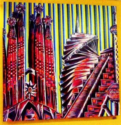 Héctor Urdaneta-Ciudad código Arte, Pintura, Cinetismo, Cultura, Barquisimeto, Venezuela
