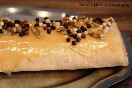 BRAZO DE GITANO DE CREMA Y CHOCOLATE BRAZO DE GITANO DE CREMA Y CHOCOLATE