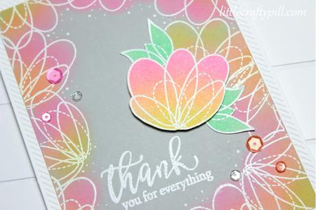 Embossing resist and pigment ink blending Embossing resist and pigment ink blending