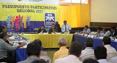 En Huacho: PRESENTAN CARTERA DE PROYECTOS DEL PRESUPUESTO PARTICIPATIVO 2017…