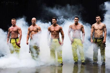 Calendario de los bomberos australianos: chicos guapos y cachorros. Calendario bomberos australianos
